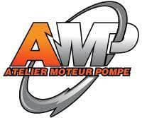 Atelier moteur pompe Logo Blanc